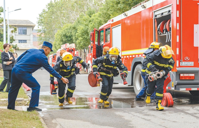 消防技能大比拼 筑牢安全防火墙